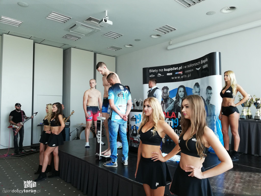 Oficjalne ważenie przed galą EFN19