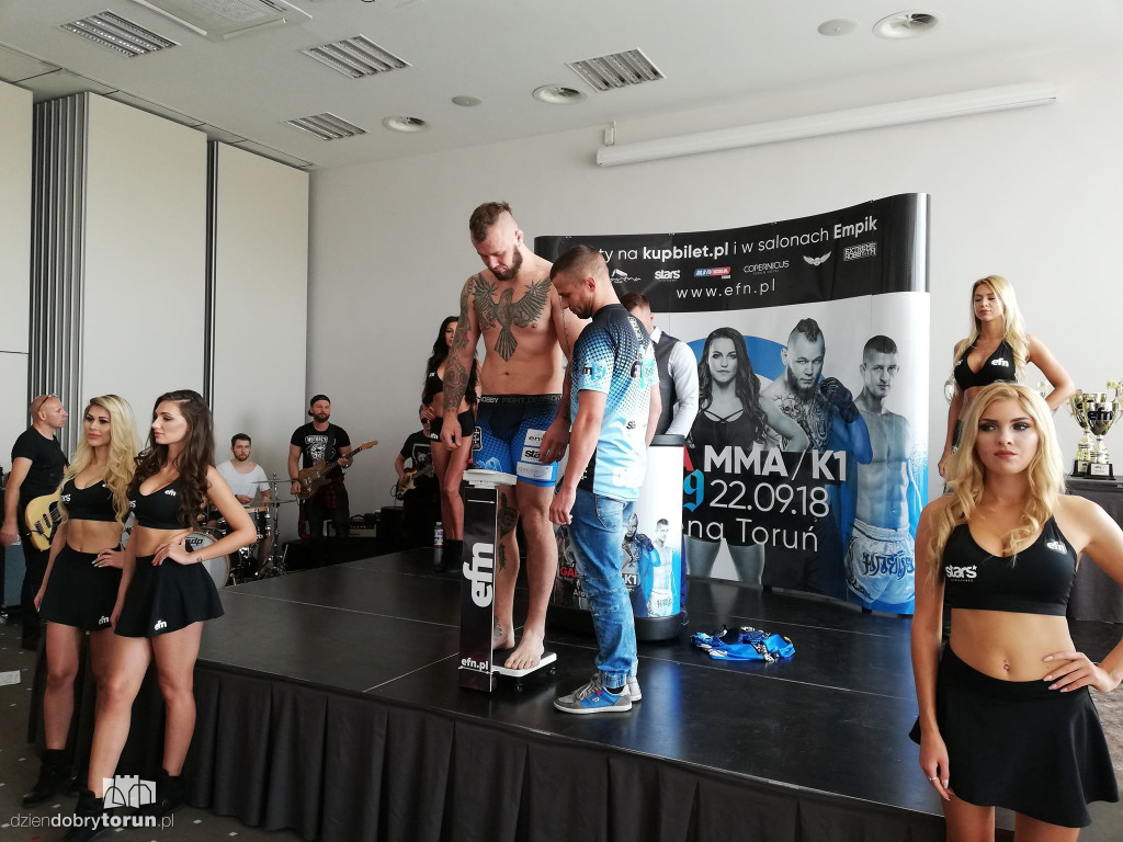 Oficjalne ważenie przed galą EFN19