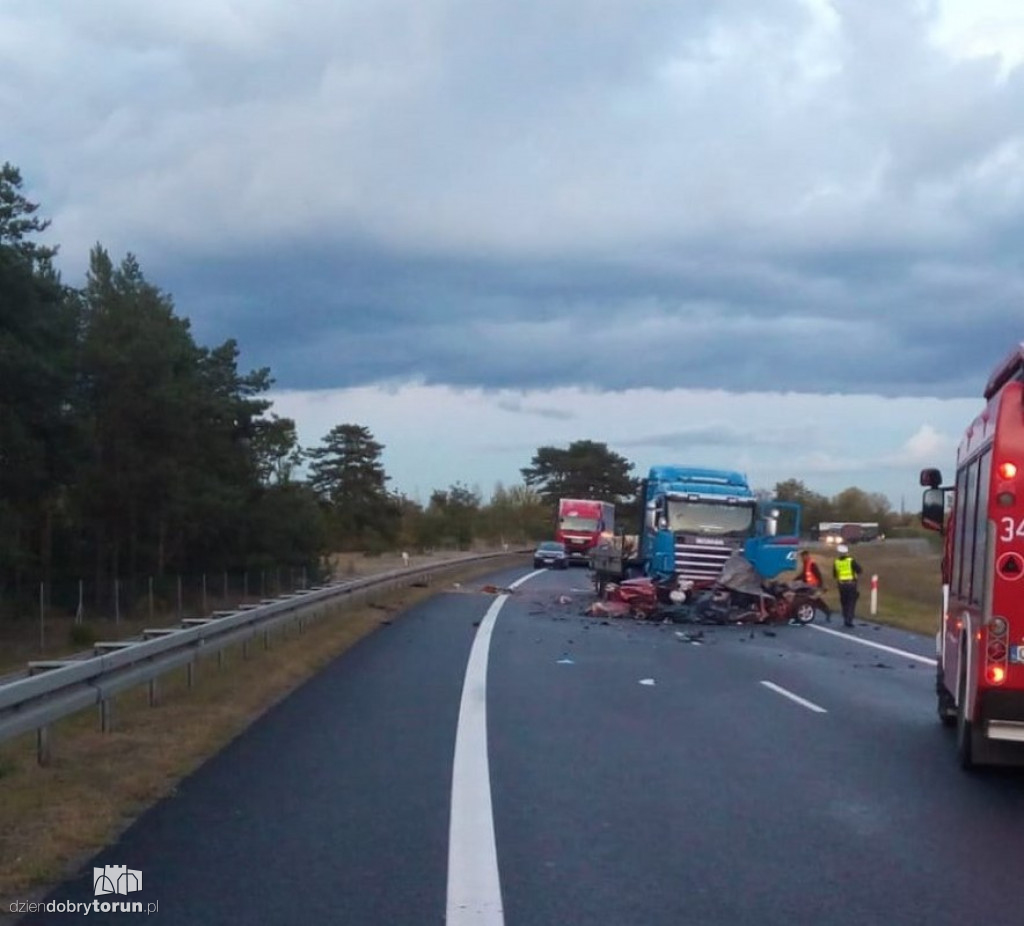 Tragiczny wypadek na S10