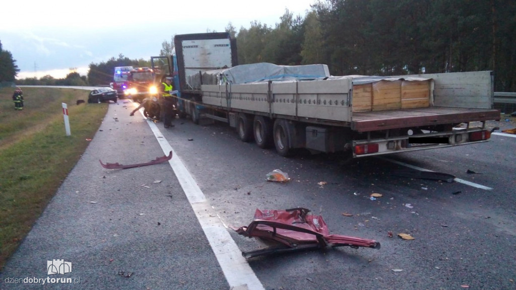 Tragiczny wypadek na S10