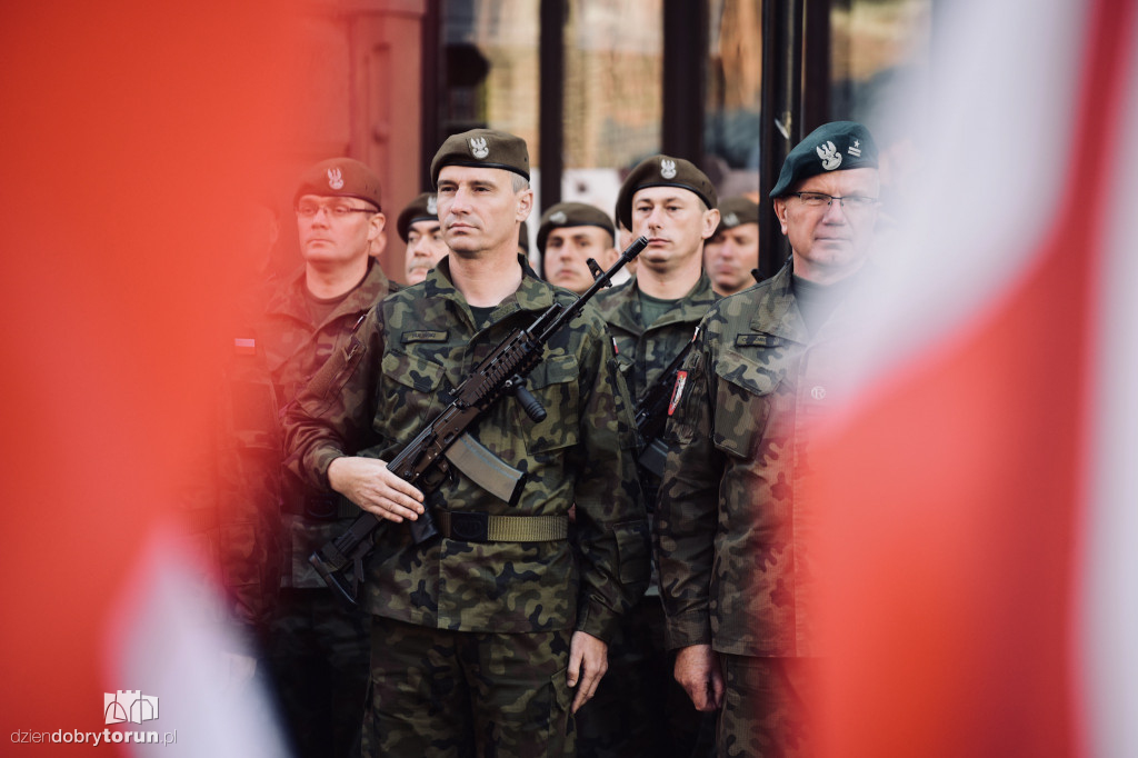 Przysięga wojskowa w Toruniu
