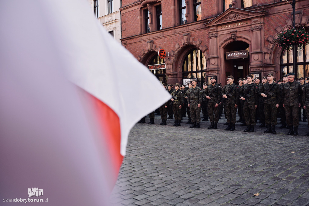 Przysięga wojskowa w Toruniu