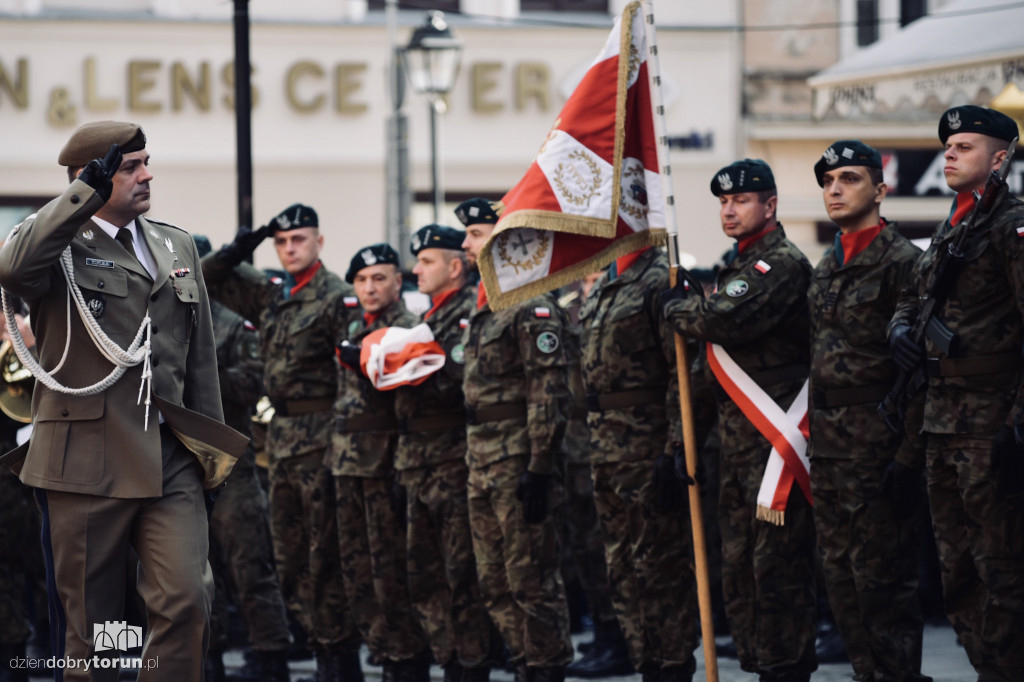 Przysięga wojskowa w Toruniu
