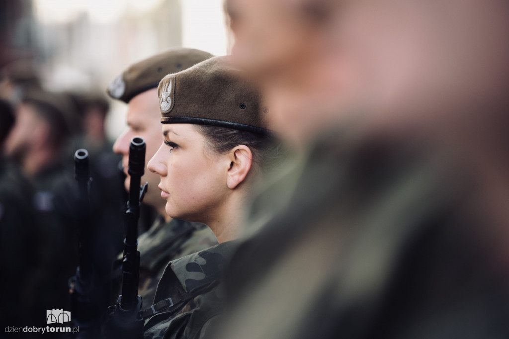 Przysięga wojskowa w Toruniu
