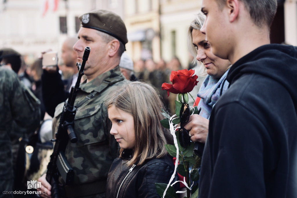 Przysięga wojskowa w Toruniu