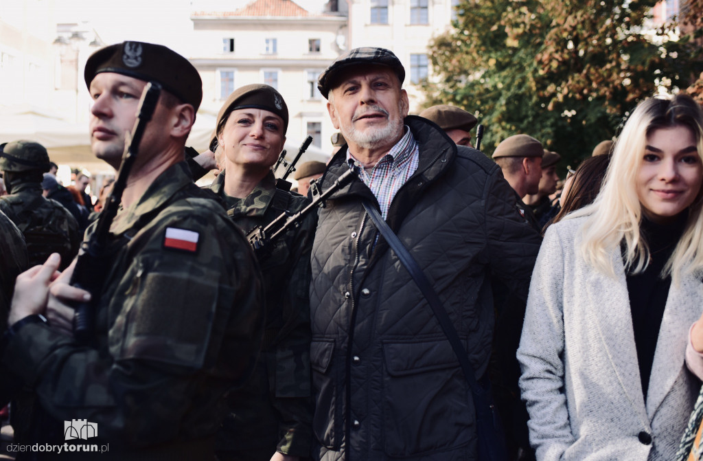 Przysięga wojskowa w Toruniu