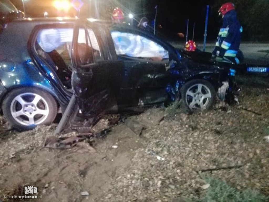 Groźny wypadek na średnicówce