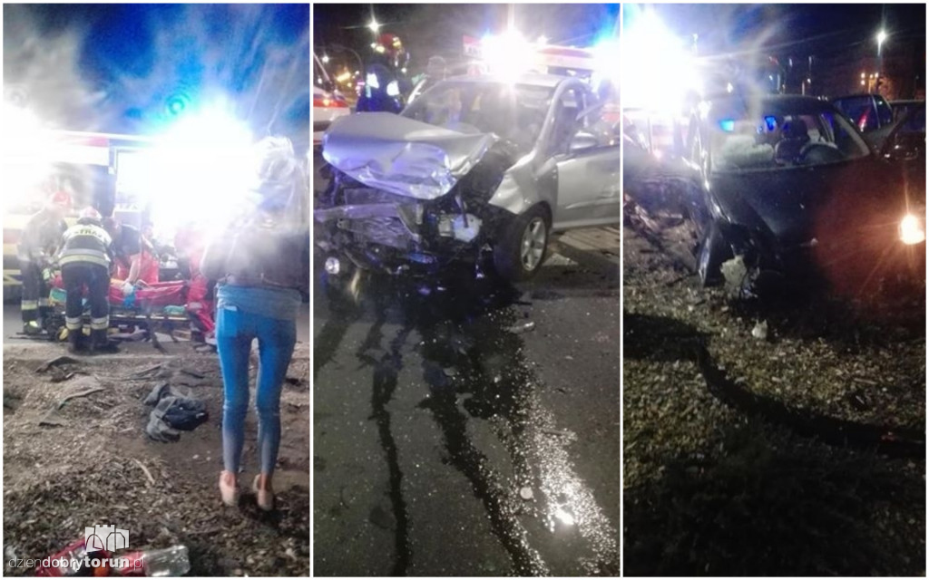 Groźny wypadek na średnicówce