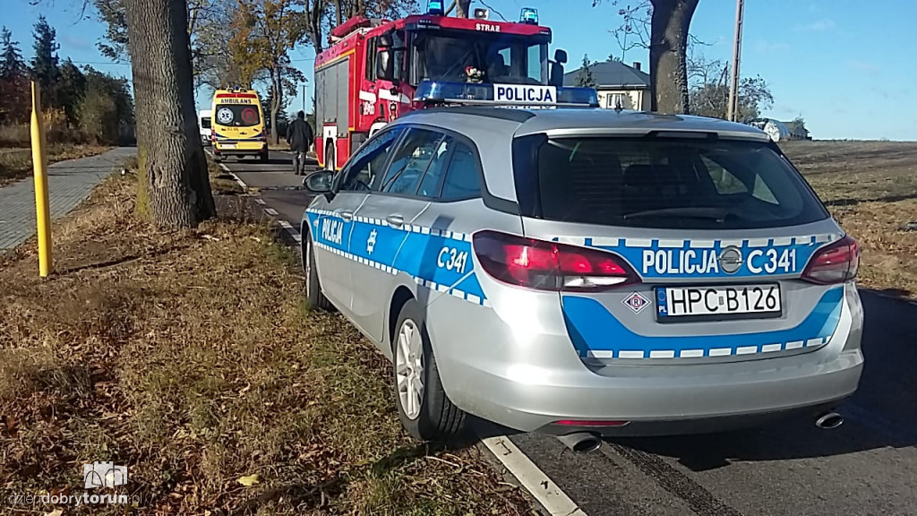 Samochodem uderzyła w drzewo