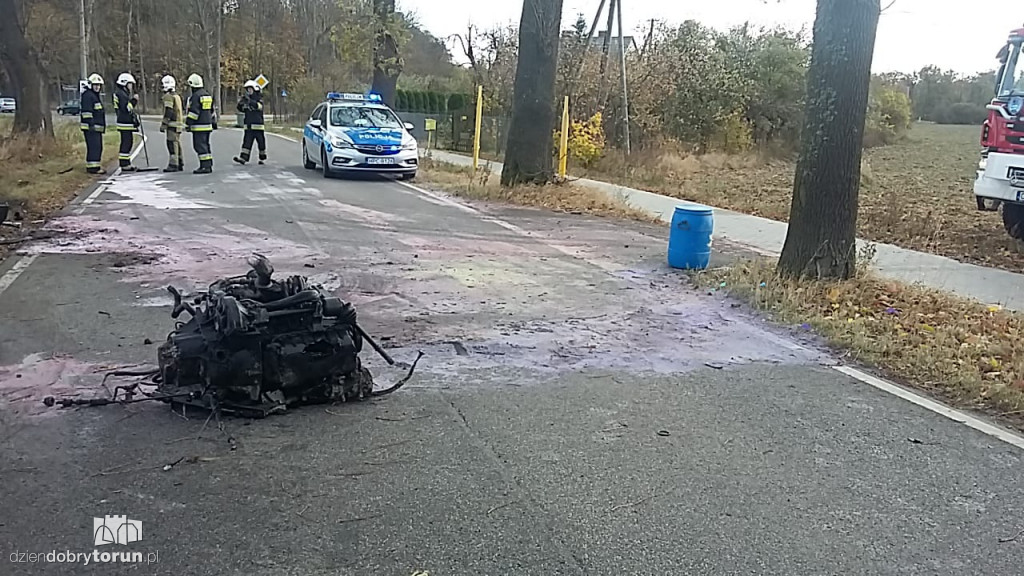 Samochodem uderzyła w drzewo