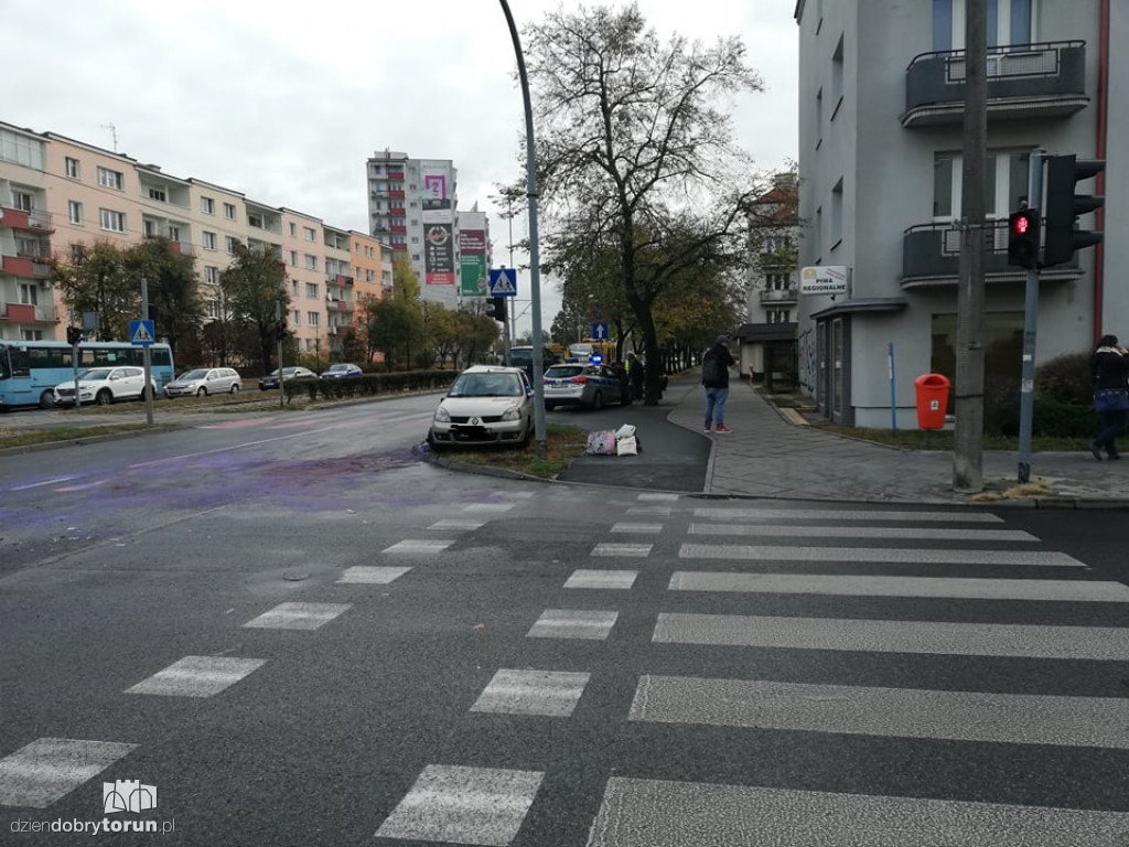 Kolizja dwóch aut przy ul. Kraszewskiego