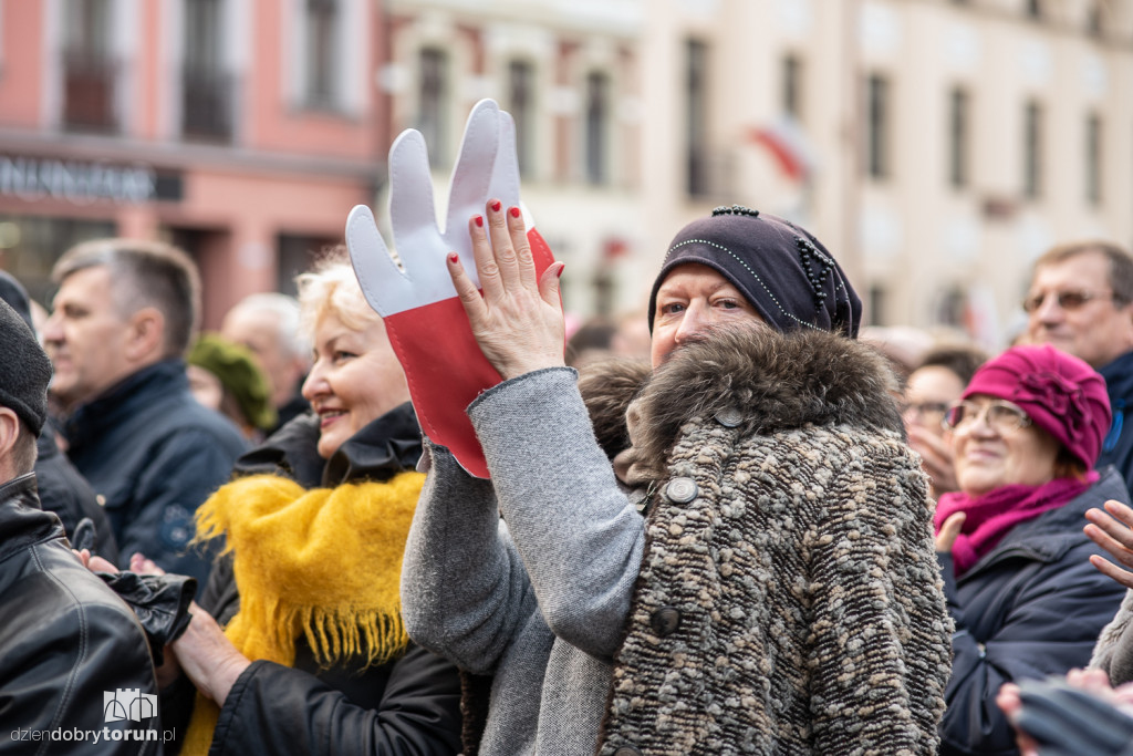 Patriotycznie na Rynku Nowomiejskim