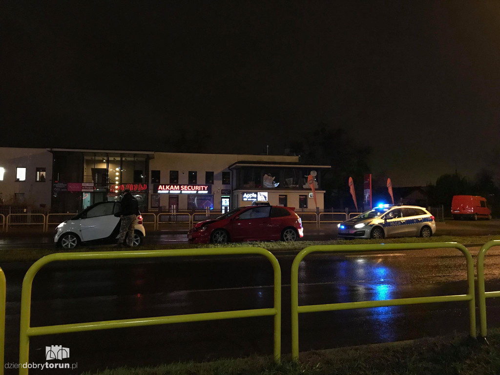 Kolizja przy ulicy Żółkiewskiego