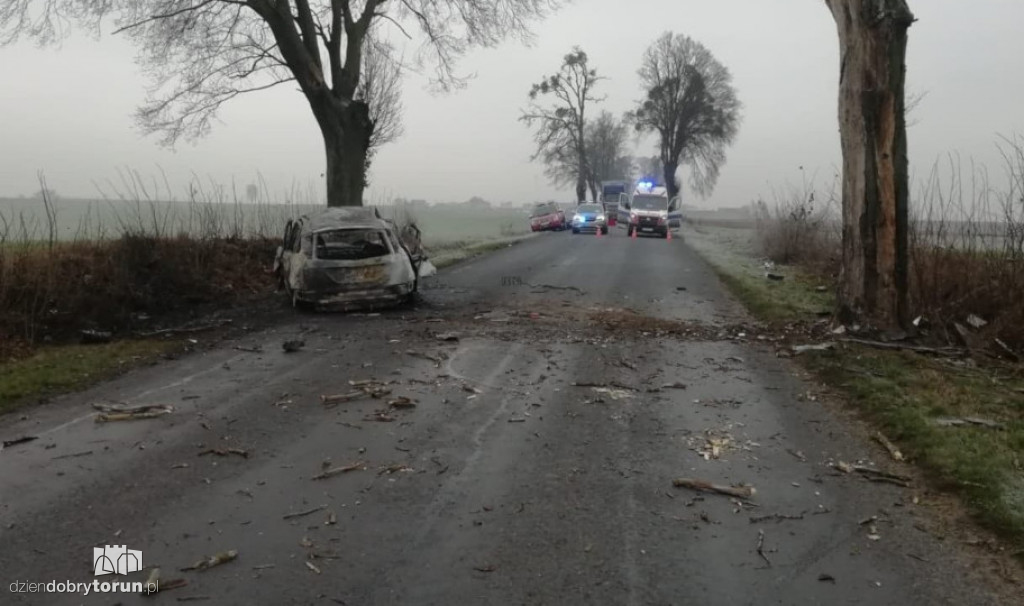 Tragiczny wypadek pod Brodnicą