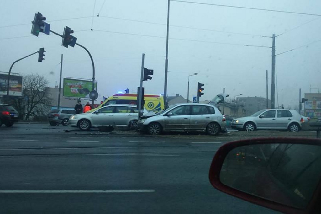 Bardzo groźnie na wiadukcie przy Kościuszki