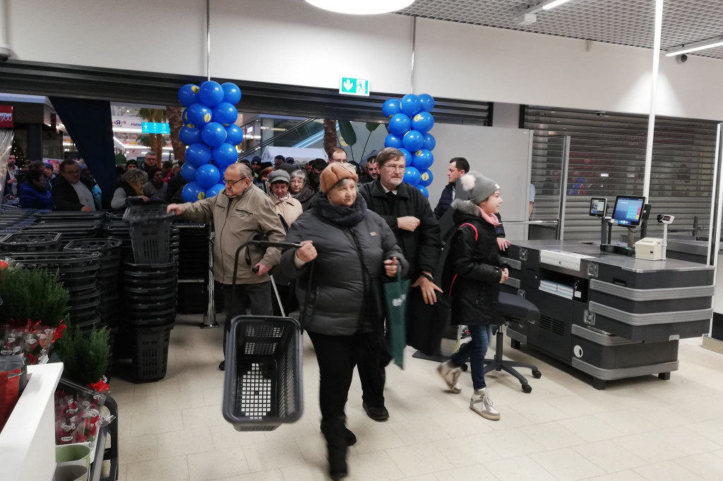 Otwarcie Lidla w galerii Toruń Plaza