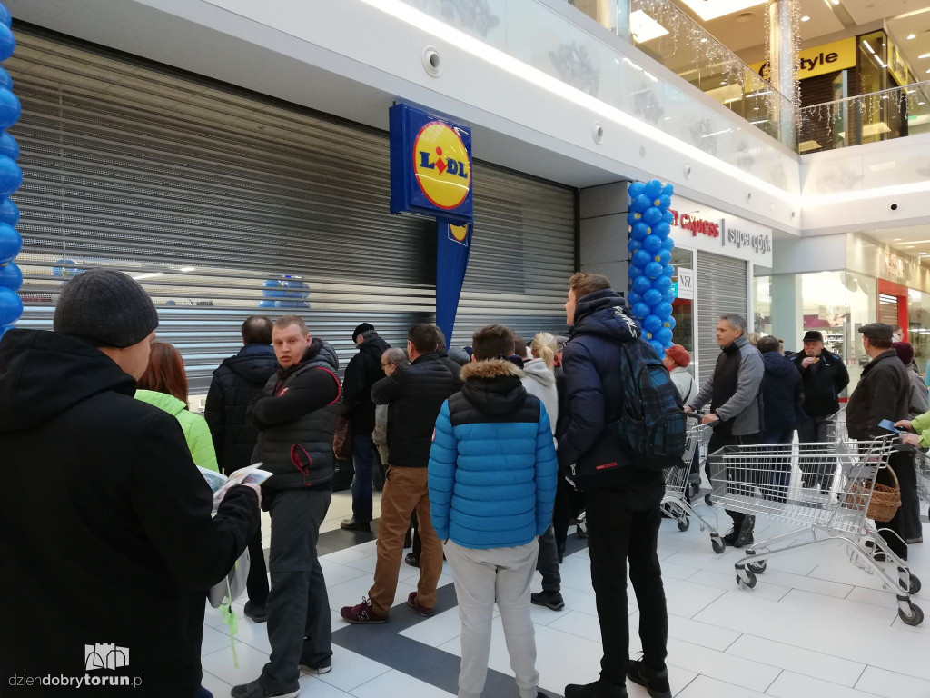 Otwarcie Lidla w galerii Toruń Plaza