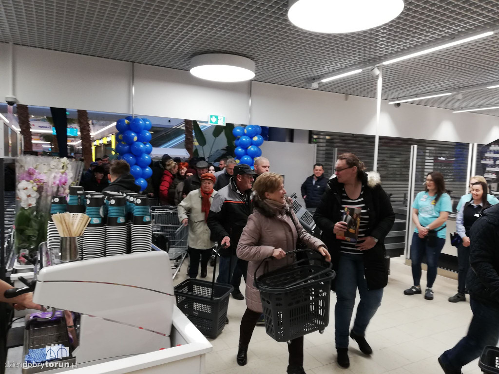 Otwarcie Lidla w galerii Toruń Plaza