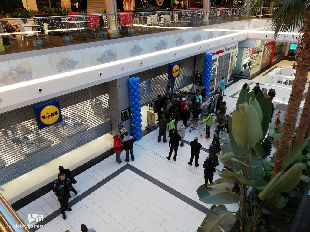 Otwarcie Lidla w galerii Toruń Plaza