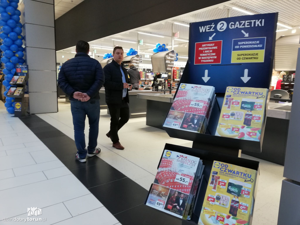 Otwarcie Lidla w galerii Toruń Plaza