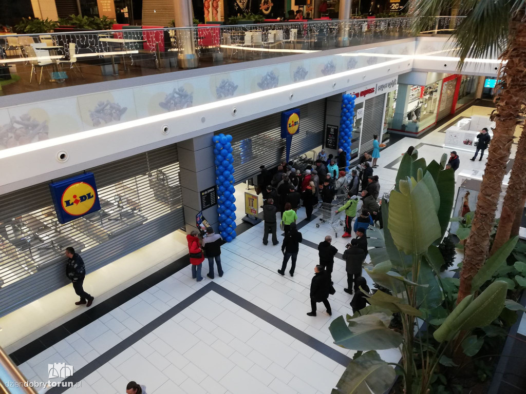 Otwarcie Lidla w galerii Toruń Plaza