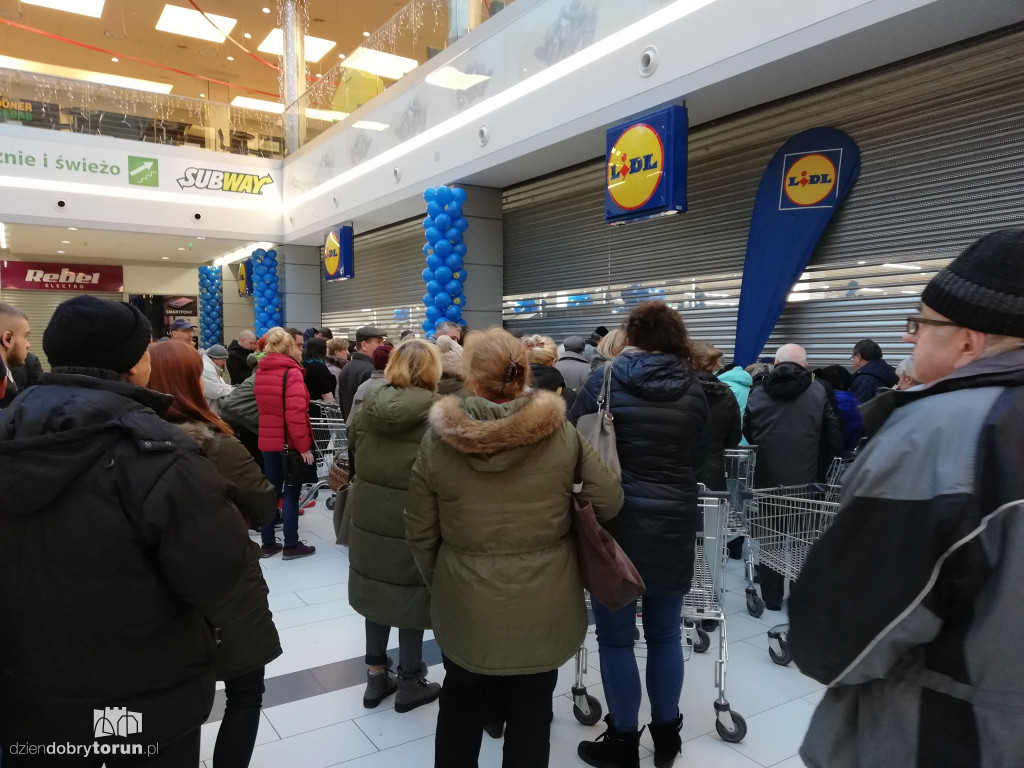 Otwarcie Lidla w galerii Toruń Plaza
