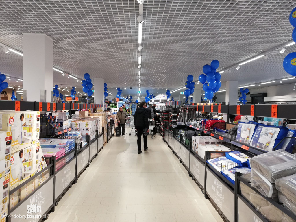 Otwarcie Lidla w galerii Toruń Plaza