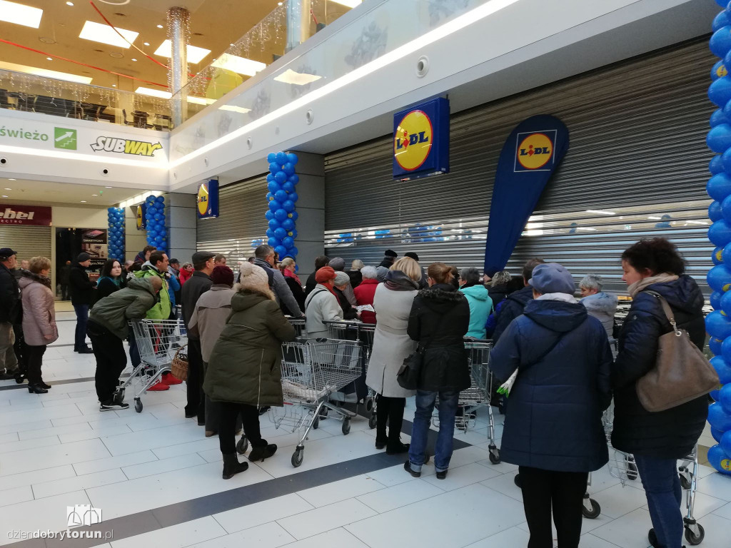 Otwarcie Lidla w galerii Toruń Plaza
