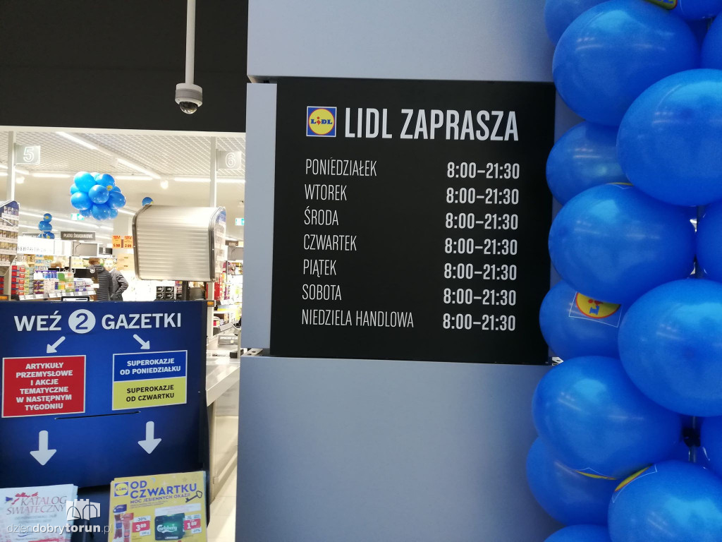 Otwarcie Lidla w galerii Toruń Plaza