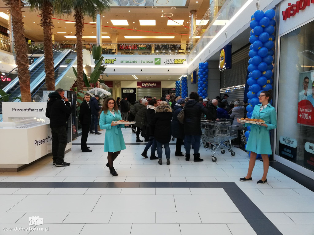 Otwarcie Lidla w galerii Toruń Plaza