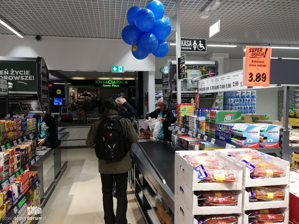 Otwarcie Lidla w galerii Toruń Plaza
