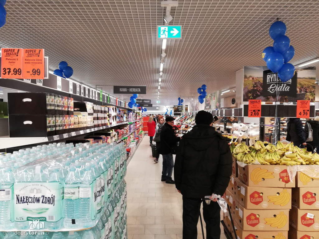 Otwarcie Lidla w galerii Toruń Plaza