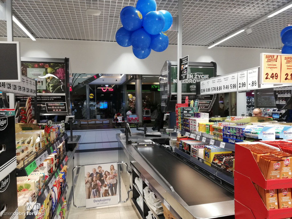 Otwarcie Lidla w galerii Toruń Plaza