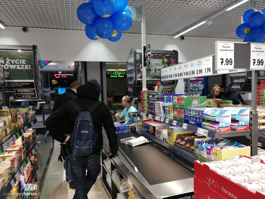 Otwarcie Lidla w galerii Toruń Plaza