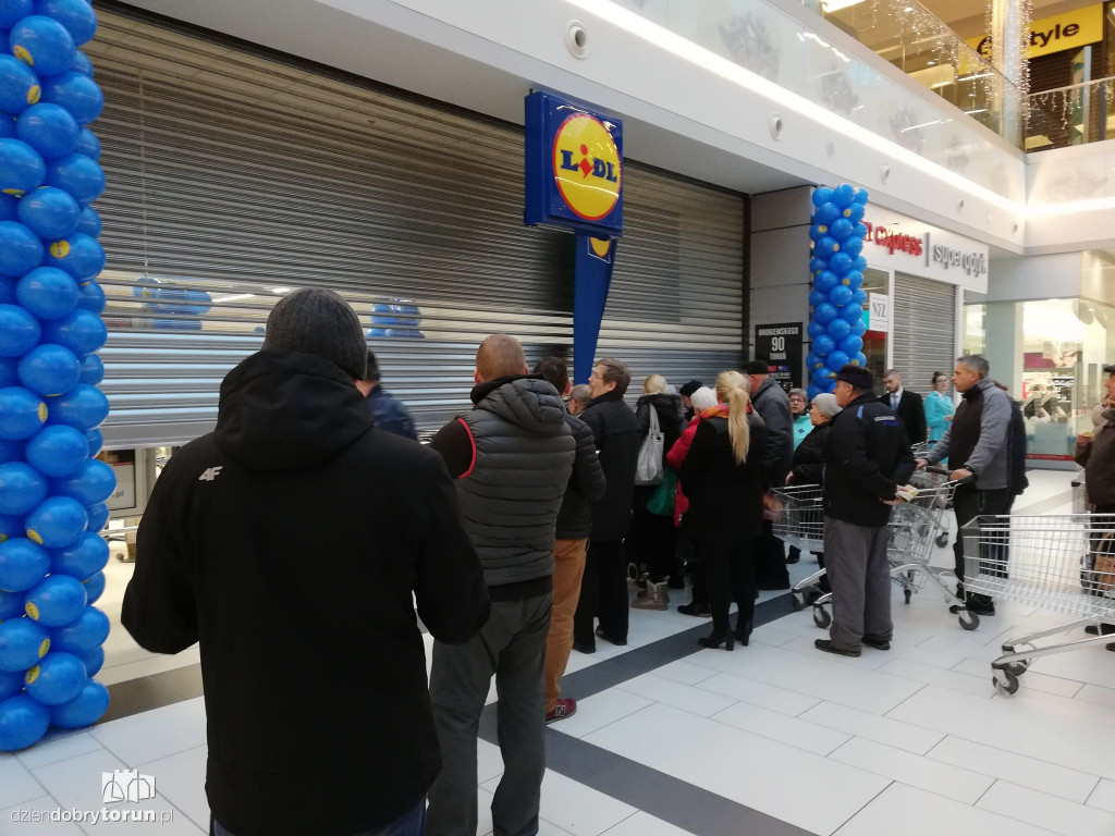 Otwarcie Lidla w galerii Toruń Plaza