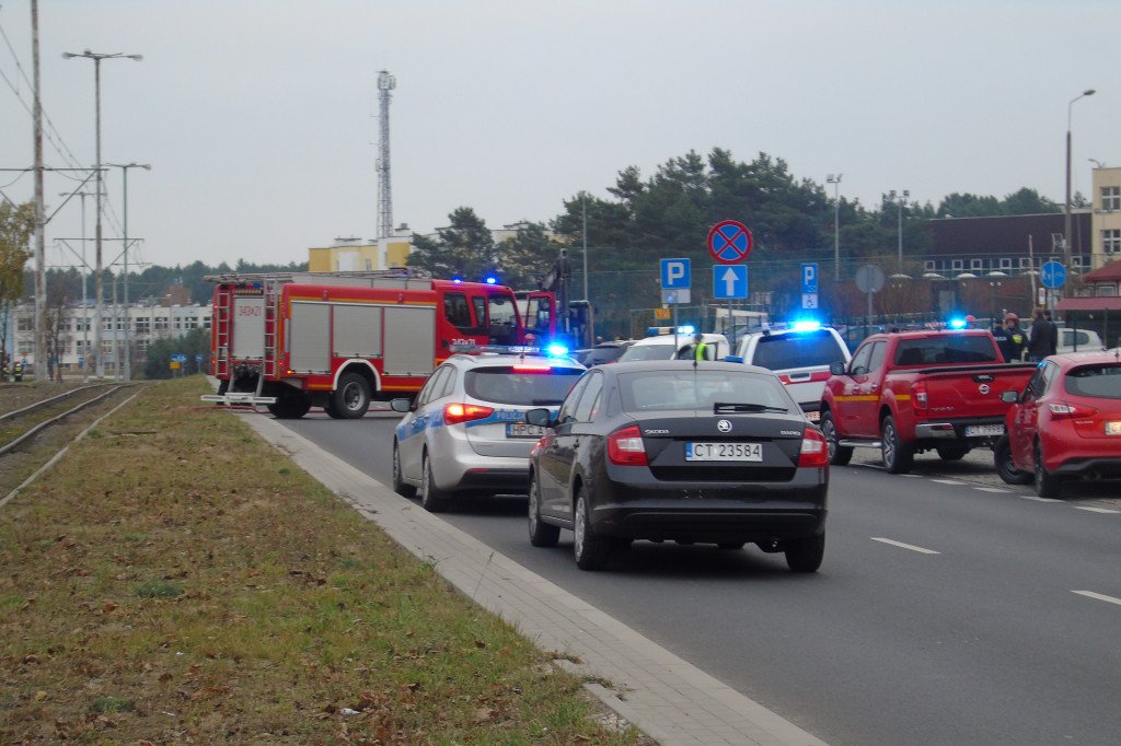 Uszkodzenie gazociągu na Skarpie