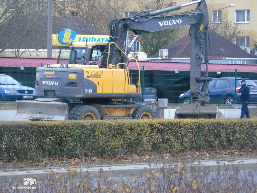 Uszkodzenie gazociągu na Skarpie