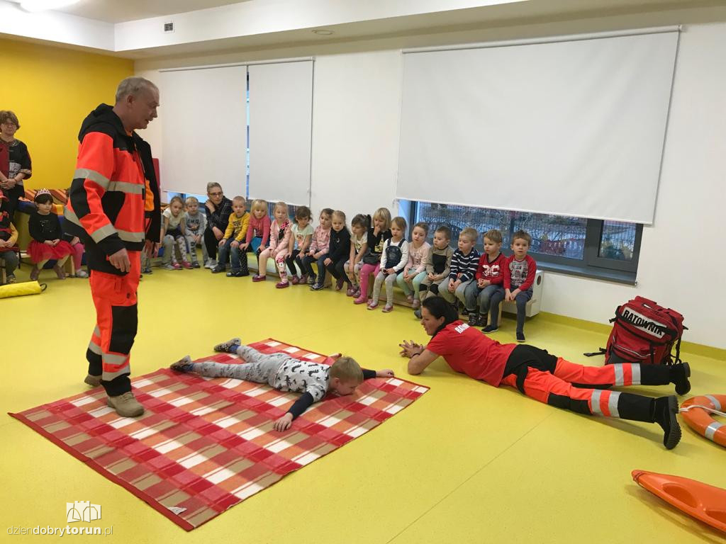 Spotkanie policjantów z przedszkolakami