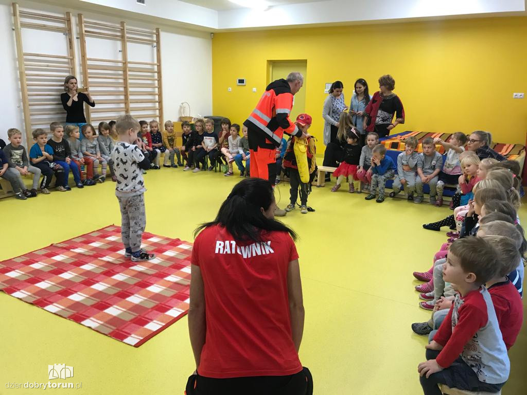 Spotkanie policjantów z przedszkolakami