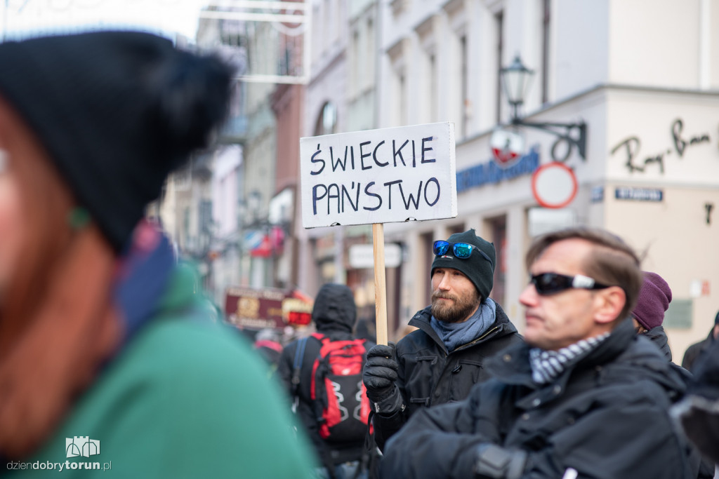 Protest przeciwko Radiu Maryja