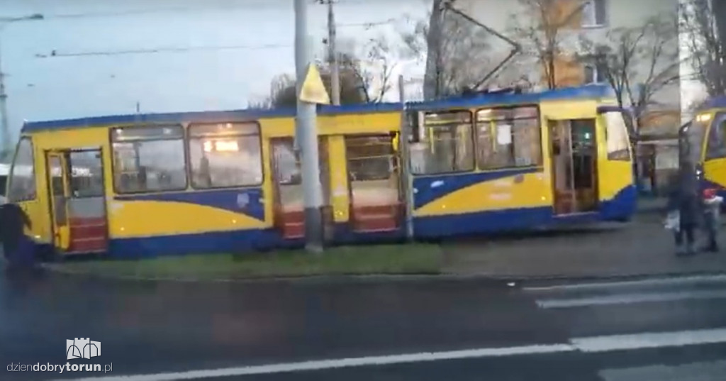 Wykolejenie tramwaju przy Wschodniej