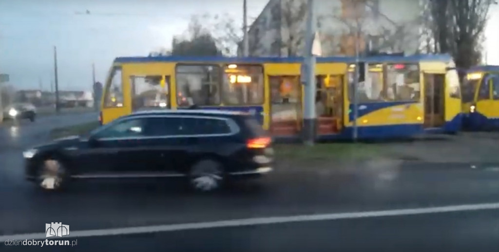 Wykolejenie tramwaju przy Wschodniej