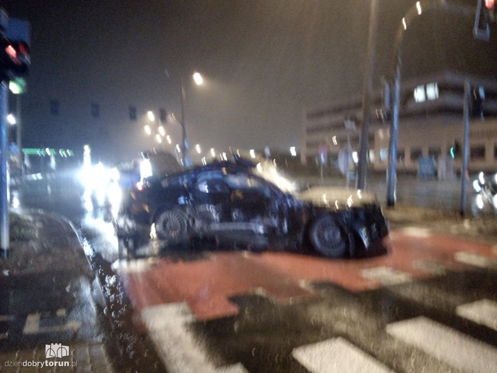 Zderzenie aut na Grudziądzkiej cz.2