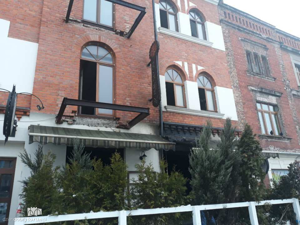 Pożar strawił Werandę Chełmińską