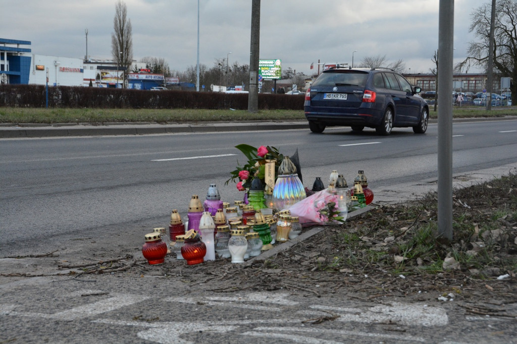 Niebezpiecznie na przejściu na Grudziądzkiej