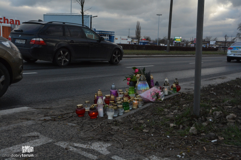 Niebezpiecznie na przejściu na Grudziądzkiej