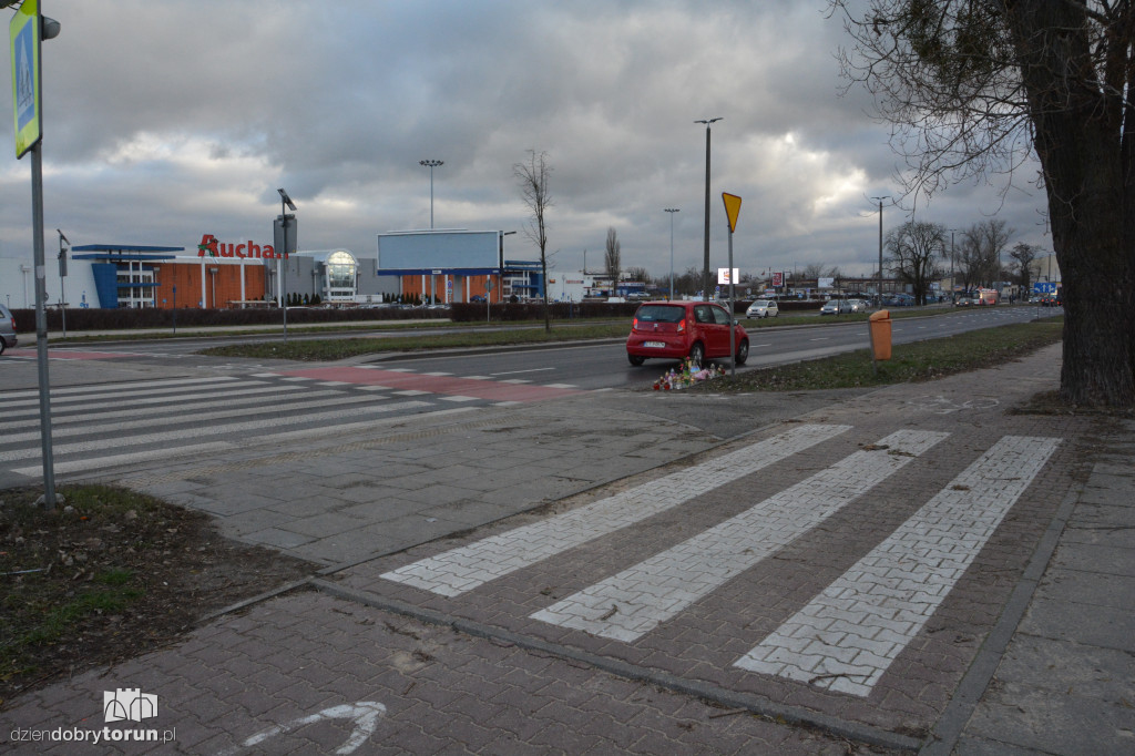 Niebezpiecznie na przejściu na Grudziądzkiej