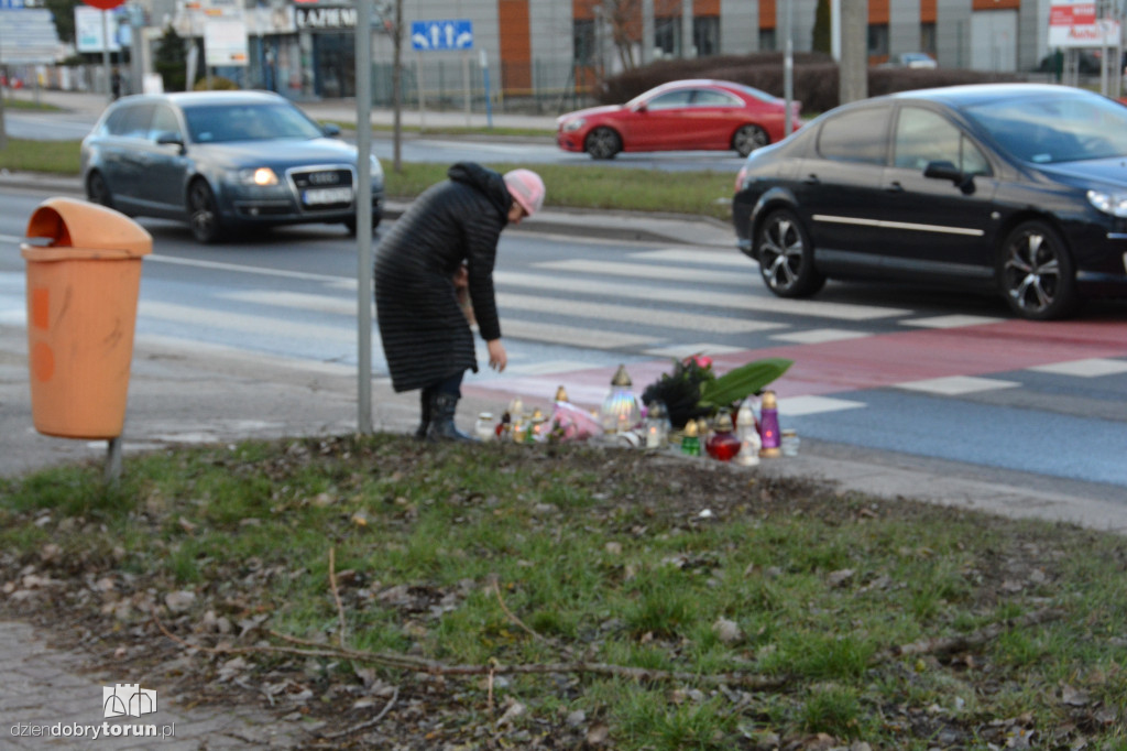 Niebezpiecznie na przejściu na Grudziądzkiej