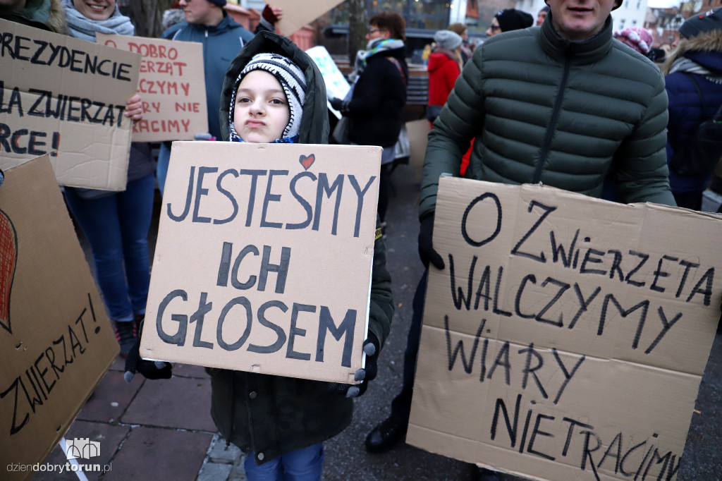 Marsz w obronie zwierząt