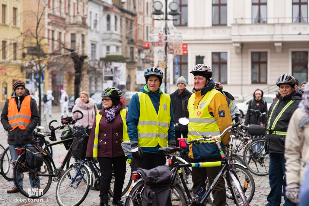 Rowerowa masa krytyczna WOŚP